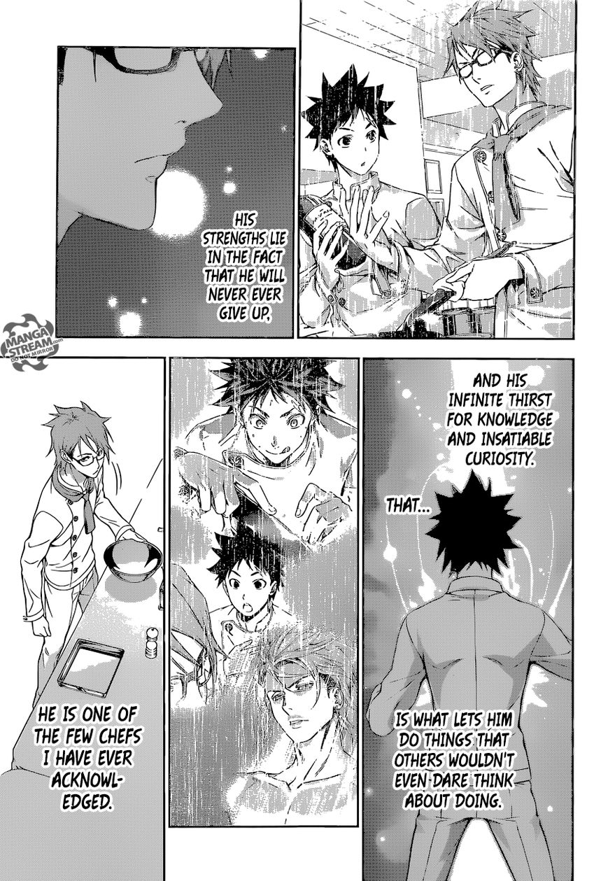 Shokugeki no Soma Chapter 164 page 15 - Chapter 164 : Master and Disciple