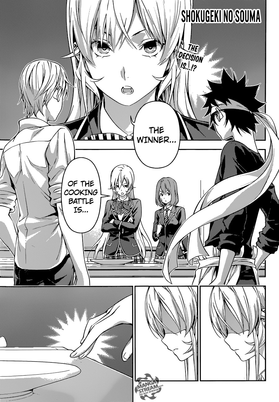 Shokugeki no Soma Chapter 166 page 1 - Chapter 166 : Overpower