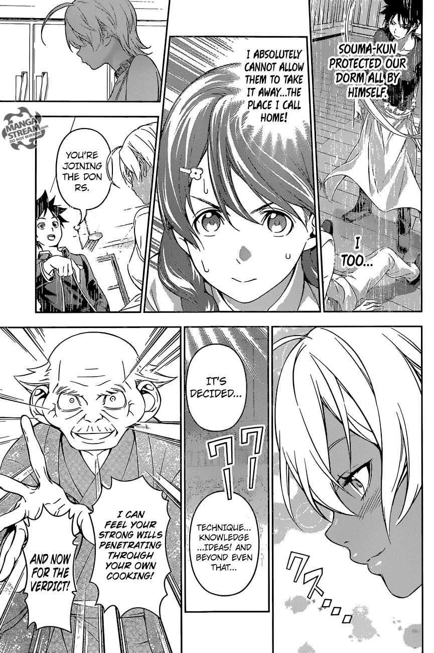 Shokugeki no Soma Chapter 166 page 15 - Chapter 166 : Overpower