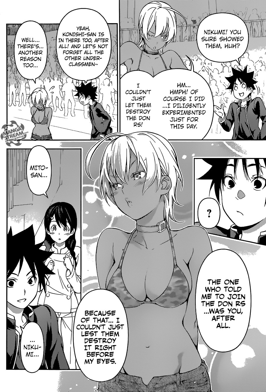 Shokugeki no Soma Chapter 166 page 17 - Chapter 166 : Overpower