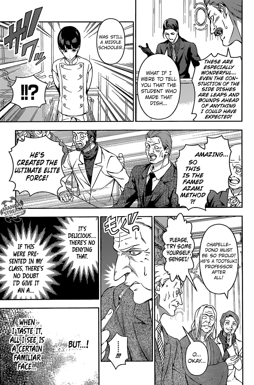 Shokugeki no Soma Chapter 167 page 10 - Chapter 167 : A Reminded Face and A Different One