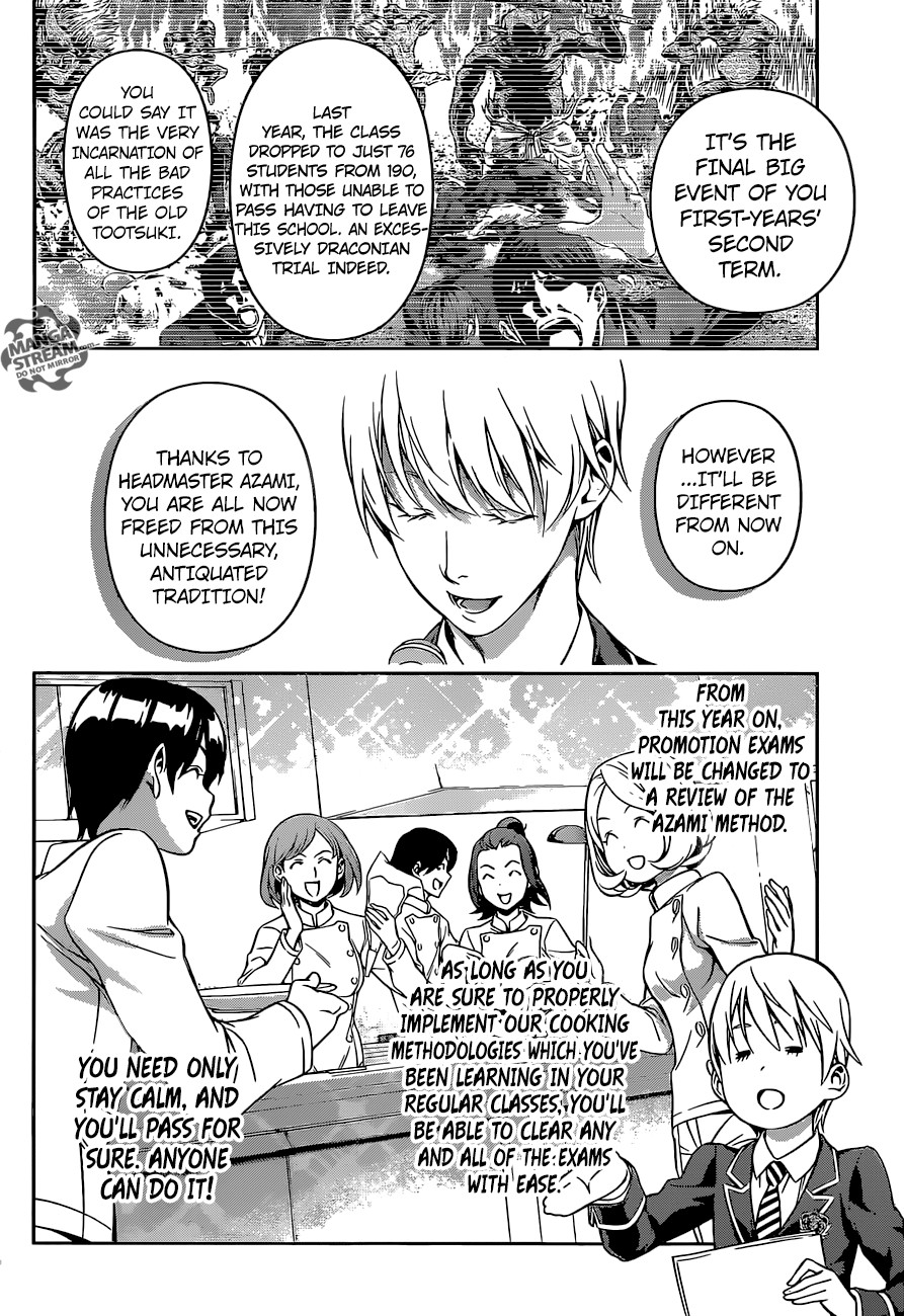 Shokugeki no Soma Chapter 167 page 3 - Chapter 167 : A Reminded Face and A Different One