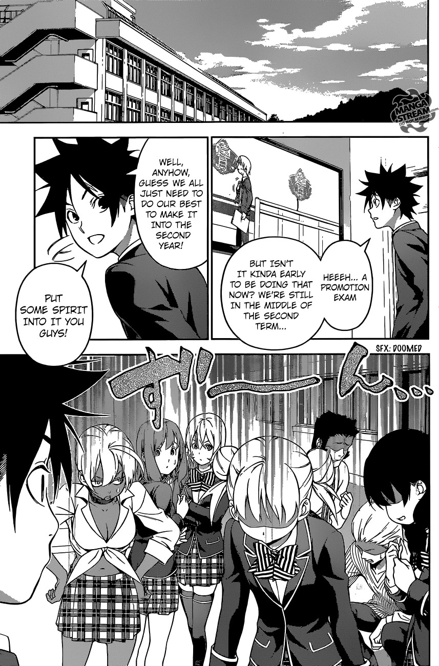 Shokugeki no Soma Chapter 167 page 6 - Chapter 167 : A Reminded Face and A Different One