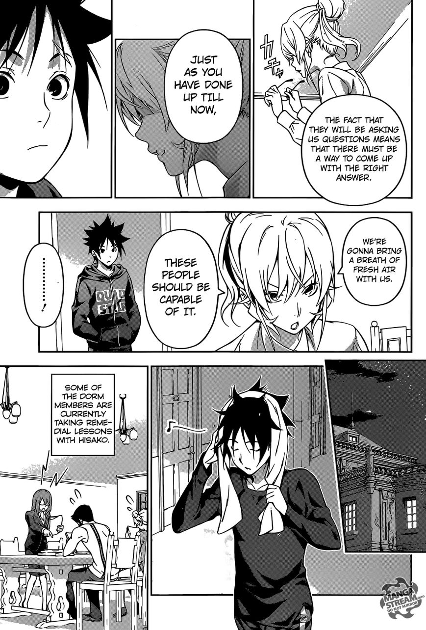 Shokugeki no Soma Chapter 172 page 15 - Chapter 172 : Now, To the Fields of Battle!