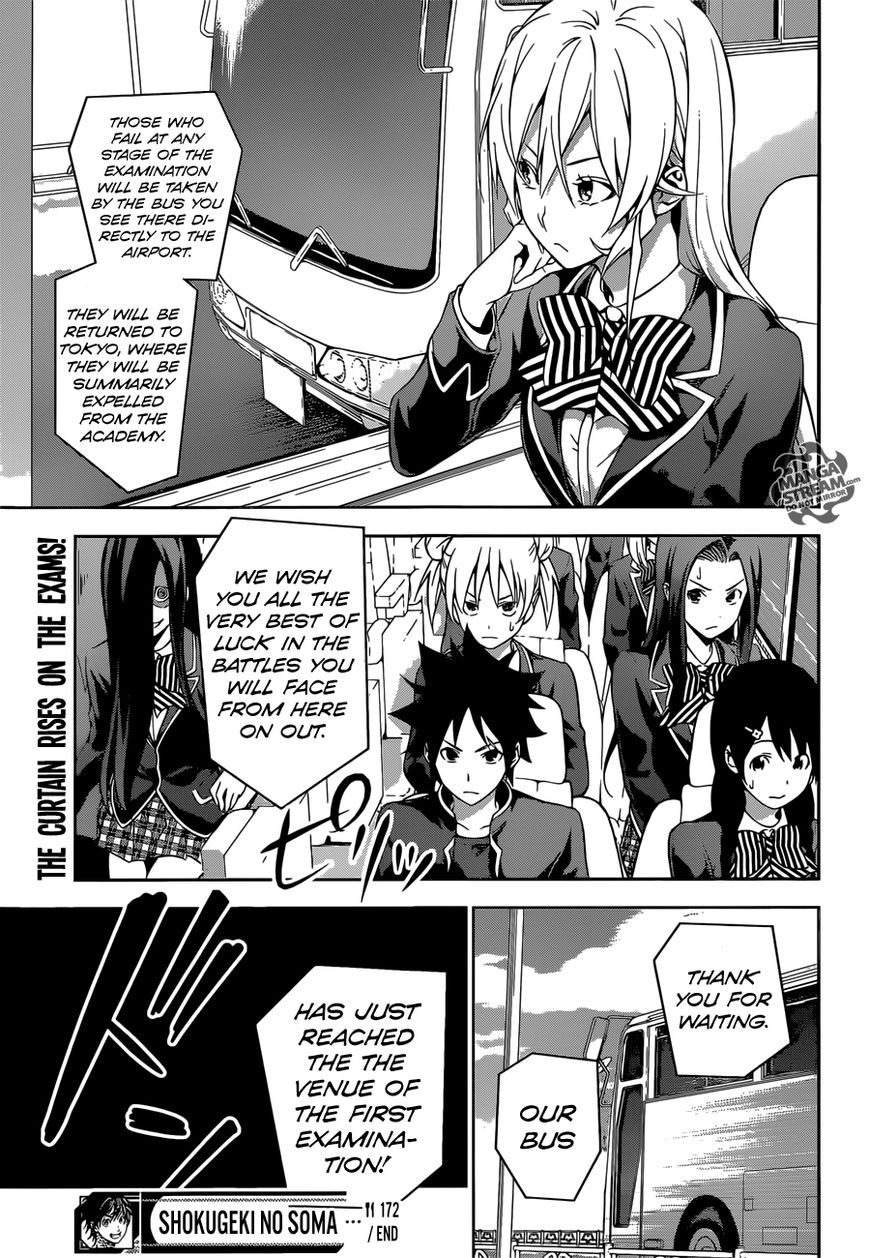 Shokugeki no Soma Chapter 172 page 23 - Chapter 172 : Now, To the Fields of Battle!