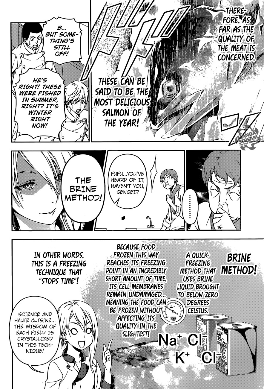Shokugeki no Soma Chapter 174 page 11 - Chapter 174 : Salmon that Swims through time