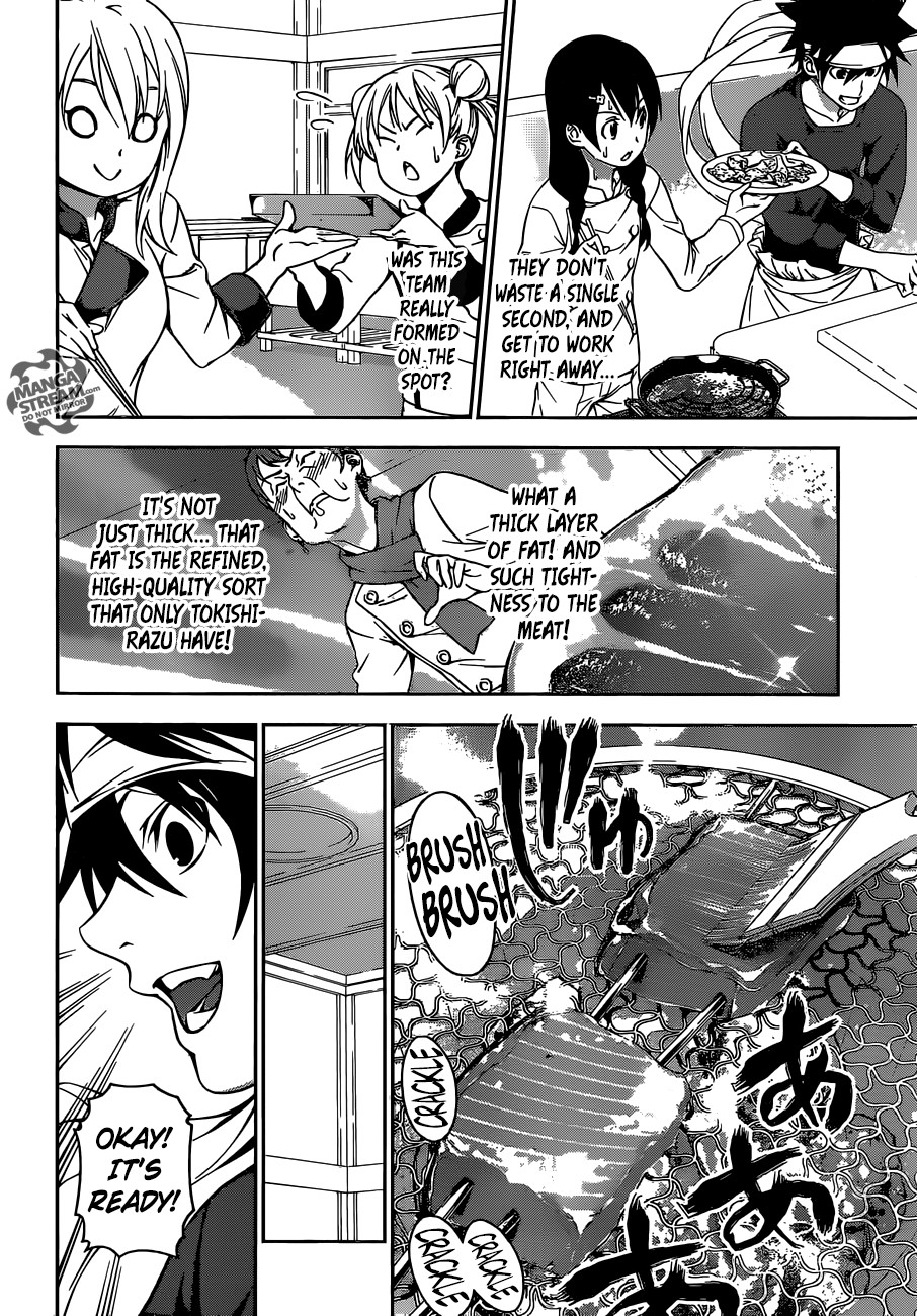 Shokugeki no Soma Chapter 174 page 15 - Chapter 174 : Salmon that Swims through time