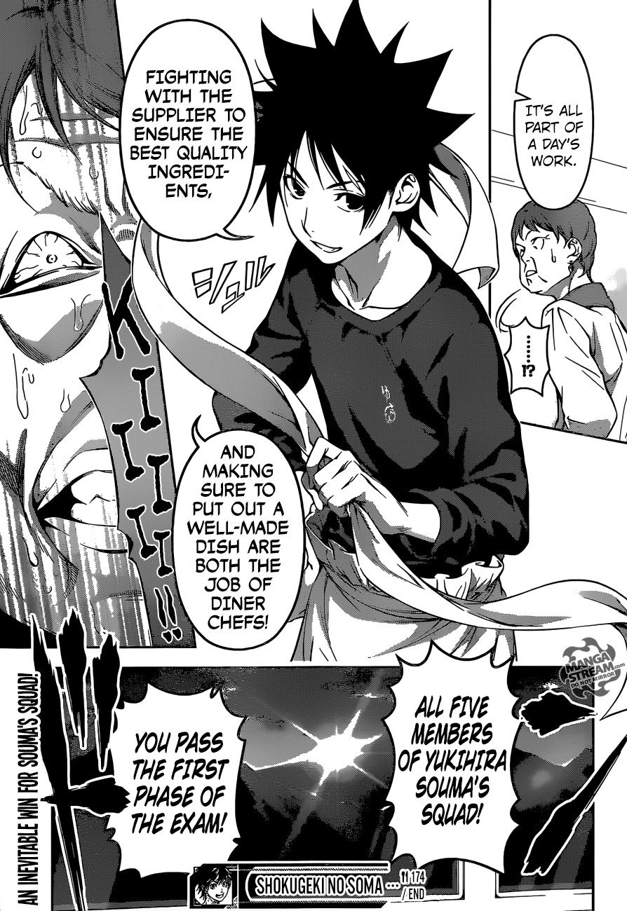 Shokugeki no Soma Chapter 174 page 18 - Chapter 174 : Salmon that Swims through time