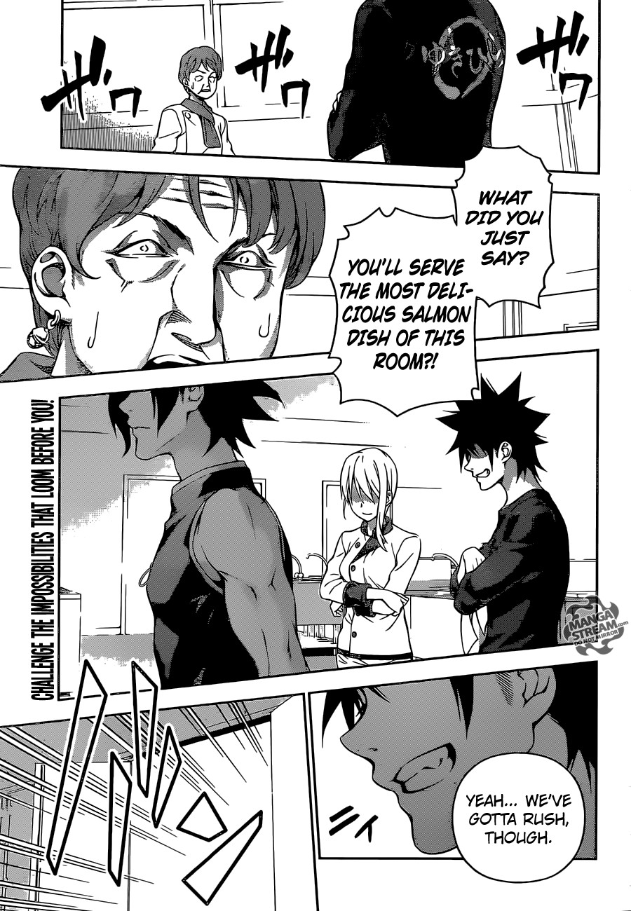 Shokugeki no Soma Chapter 174 page 3 - Chapter 174 : Salmon that Swims through time