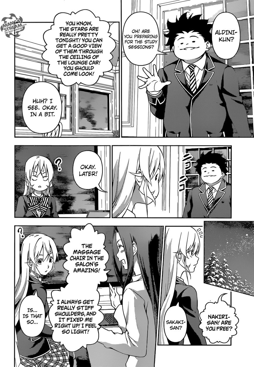 Shokugeki no Soma Chapter 175 page 12 - Chapter 175 : The Tootsuki Train Moves On
