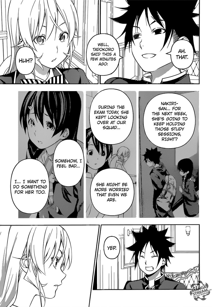 Shokugeki no Soma Chapter 175 page 15 - Chapter 175 : The Tootsuki Train Moves On