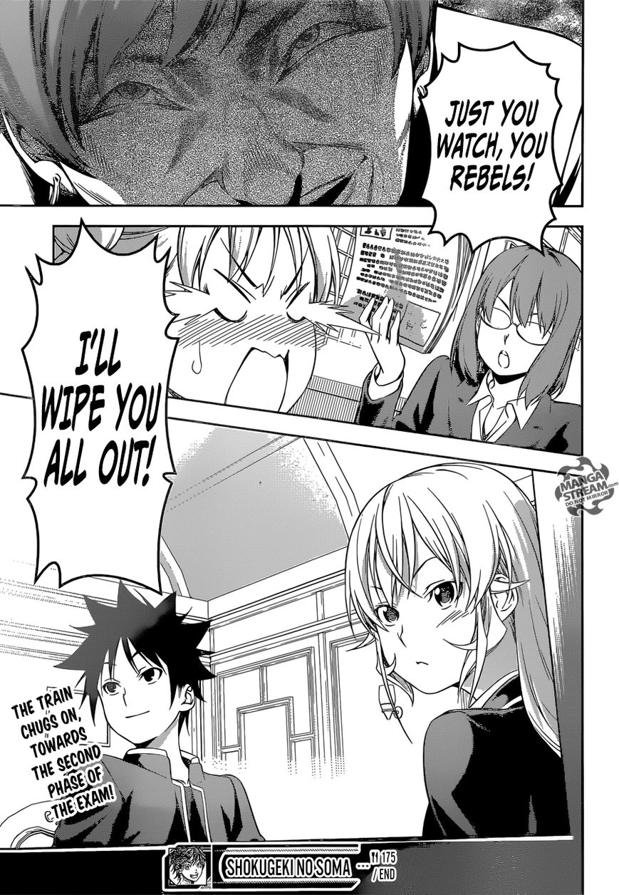 Shokugeki no Soma Chapter 175 page 21 - Chapter 175 : The Tootsuki Train Moves On