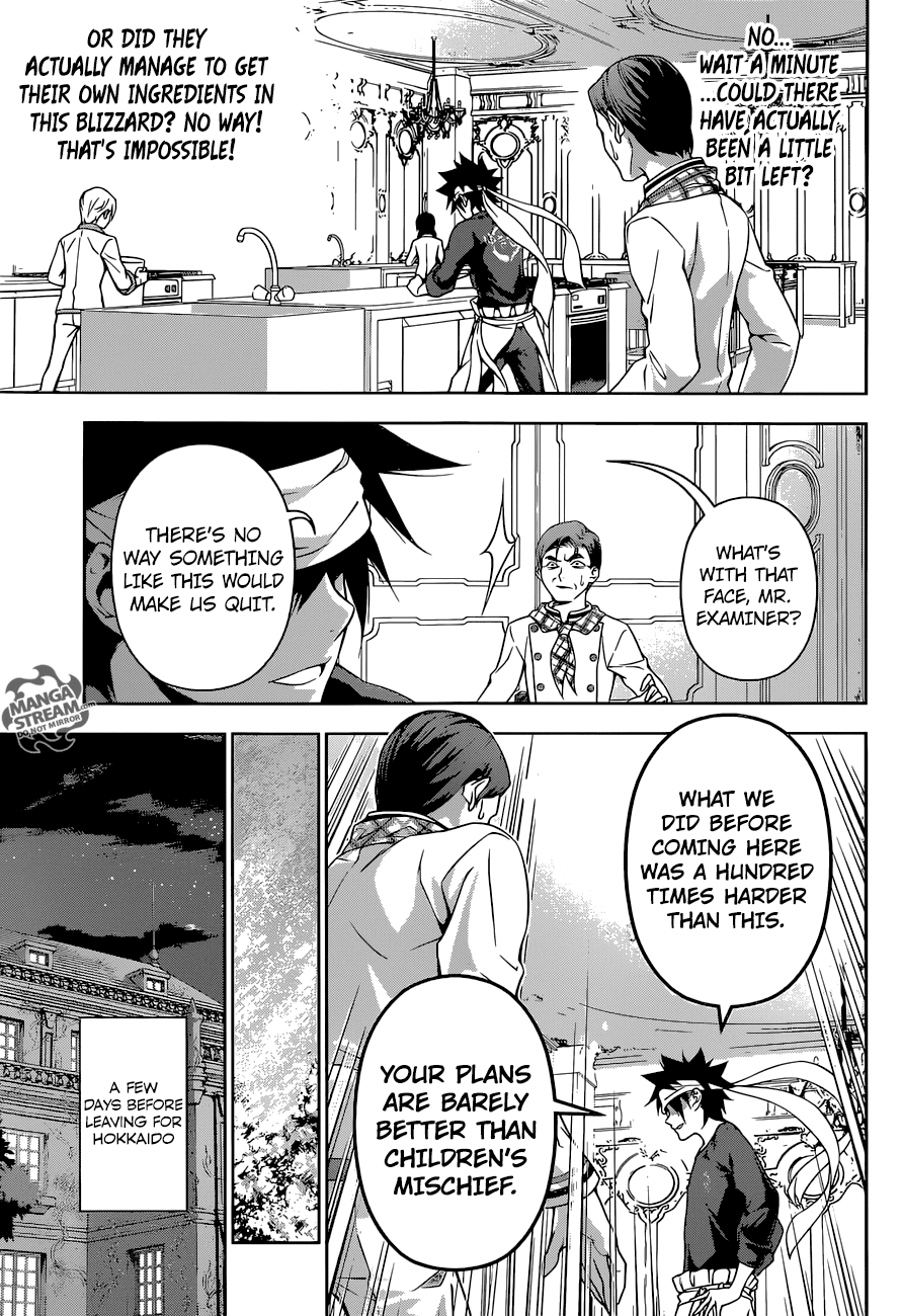 Shokugeki no Soma Chapter 176 page 17 - Chapter 176 : Mischief on a Snowy Day