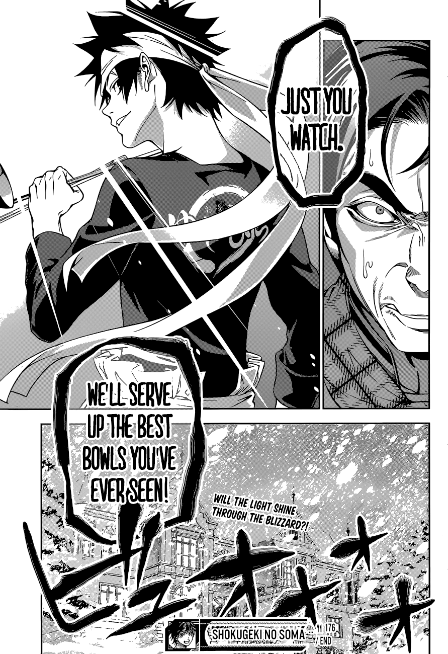 Shokugeki no Soma Chapter 176 page 21 - Chapter 176 : Mischief on a Snowy Day