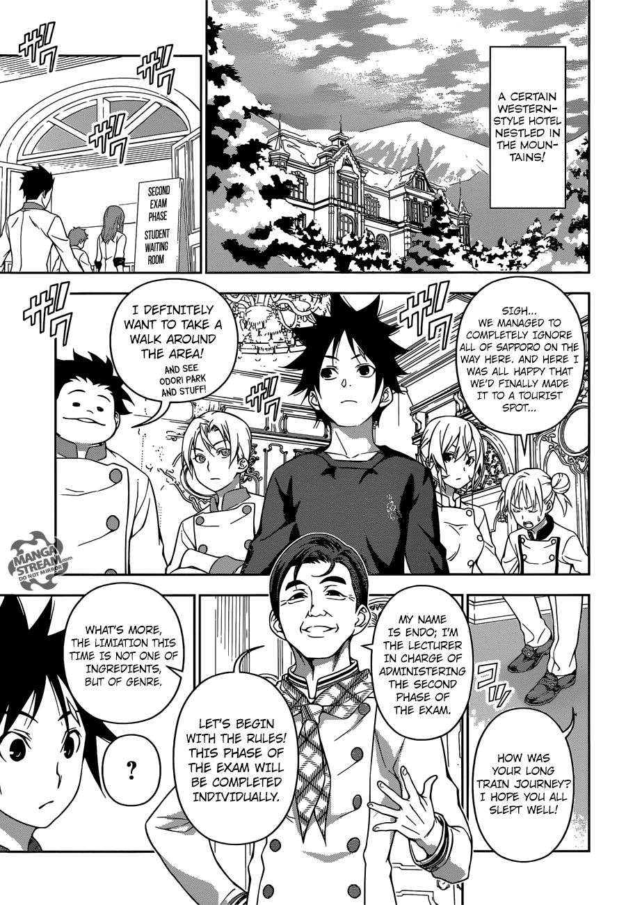 Shokugeki no Soma Chapter 176 page 5 - Chapter 176 : Mischief on a Snowy Day
