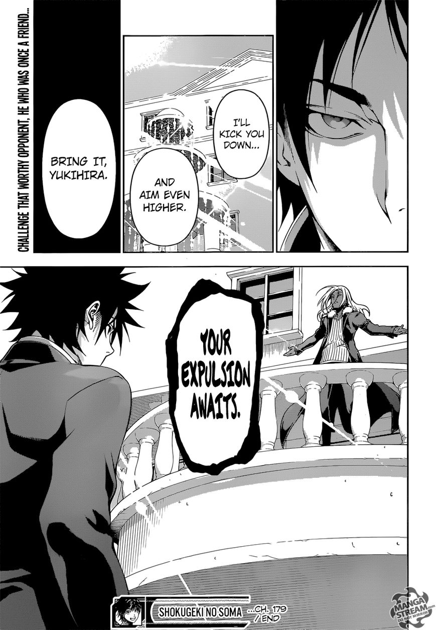 Shokugeki no Soma Chapter 179 page 19 - Chapter 179 : Opponent (MS)