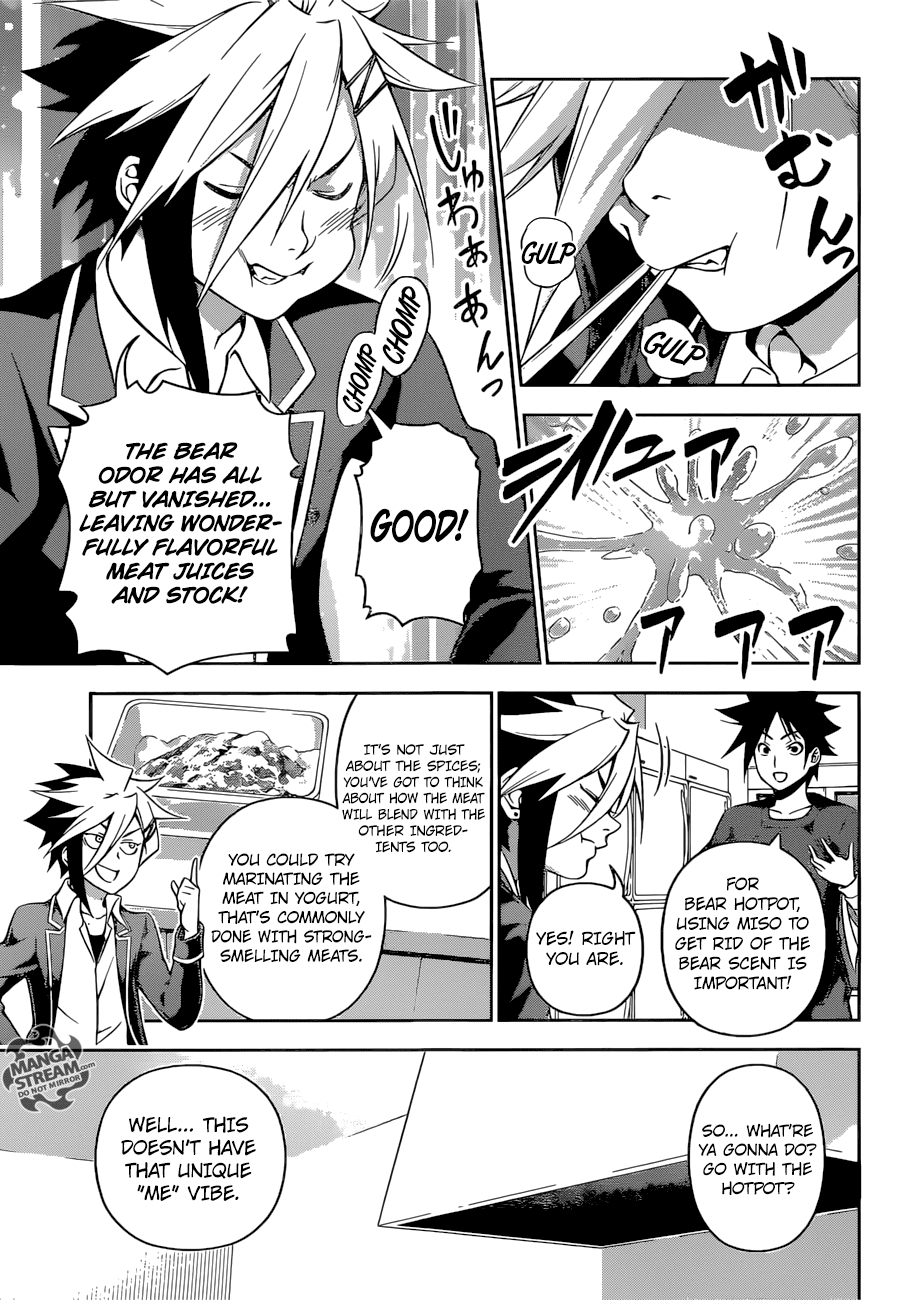 Shokugeki no Soma Chapter 181 page 14 - Chapter 181 : Be Ingenious with Bear Meat!