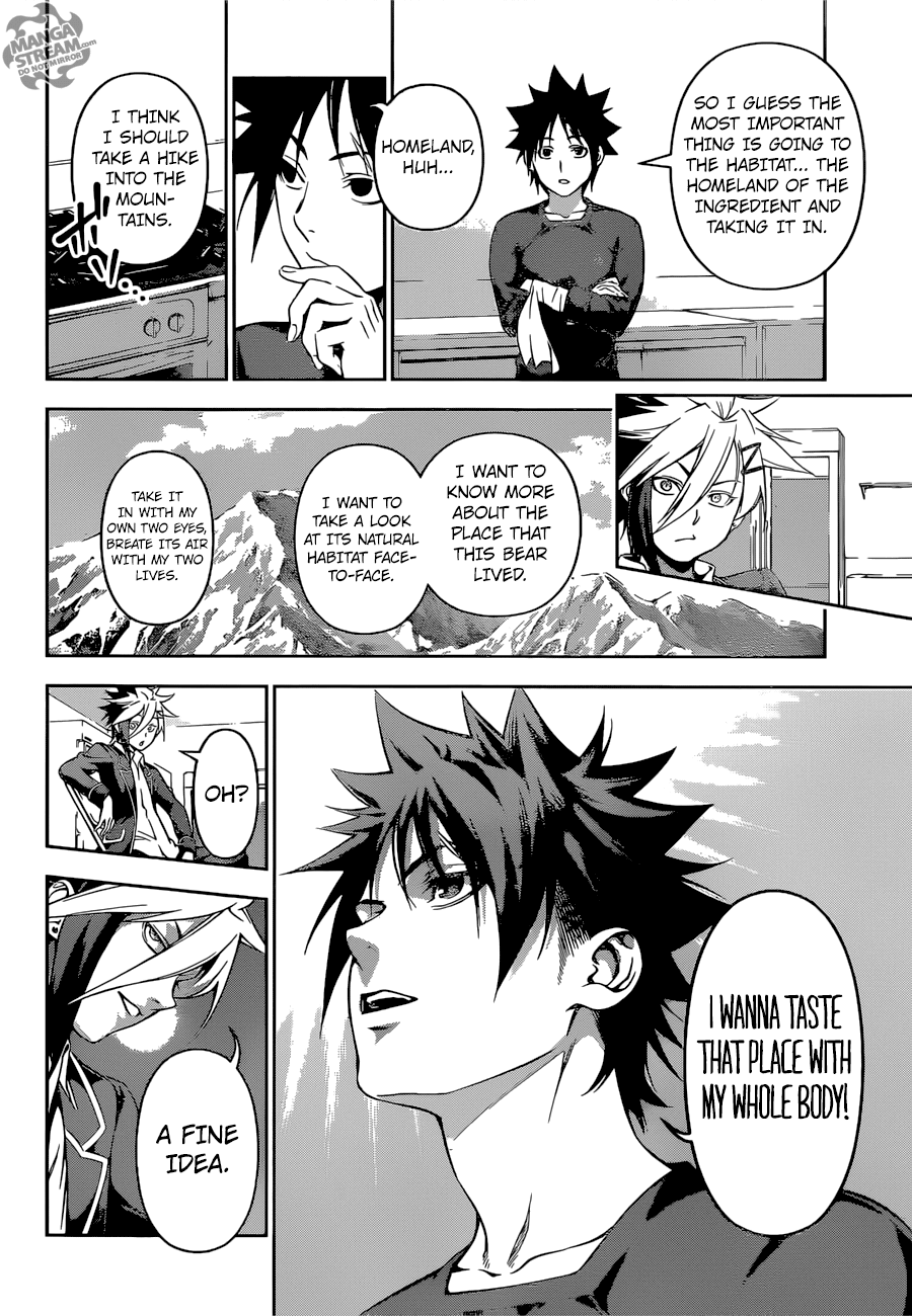 Shokugeki no Soma Chapter 181 page 17 - Chapter 181 : Be Ingenious with Bear Meat!