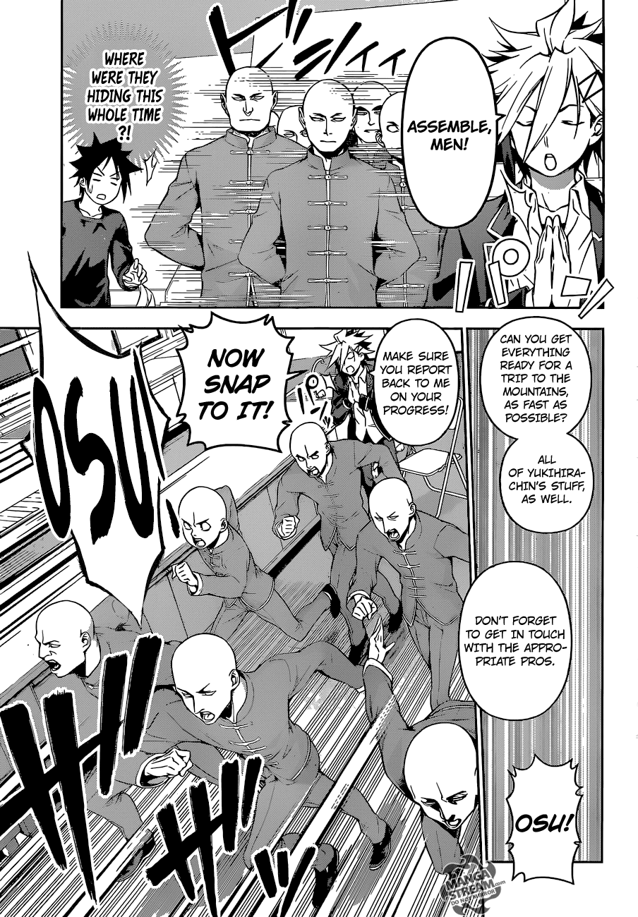 Shokugeki no Soma Chapter 181 page 18 - Chapter 181 : Be Ingenious with Bear Meat!