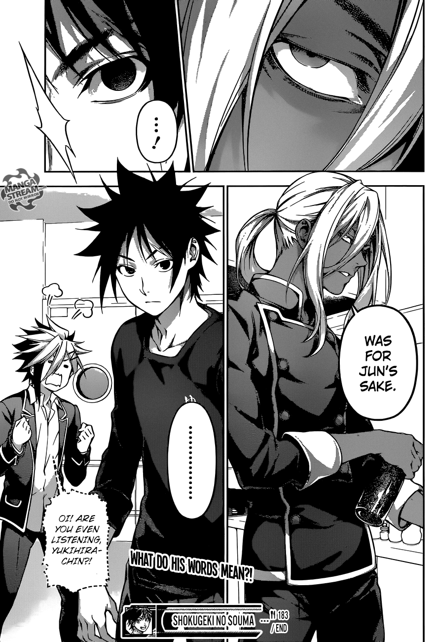 Shokugeki no Soma Chapter 183 page 18 - Chapter 183 : A New Approach