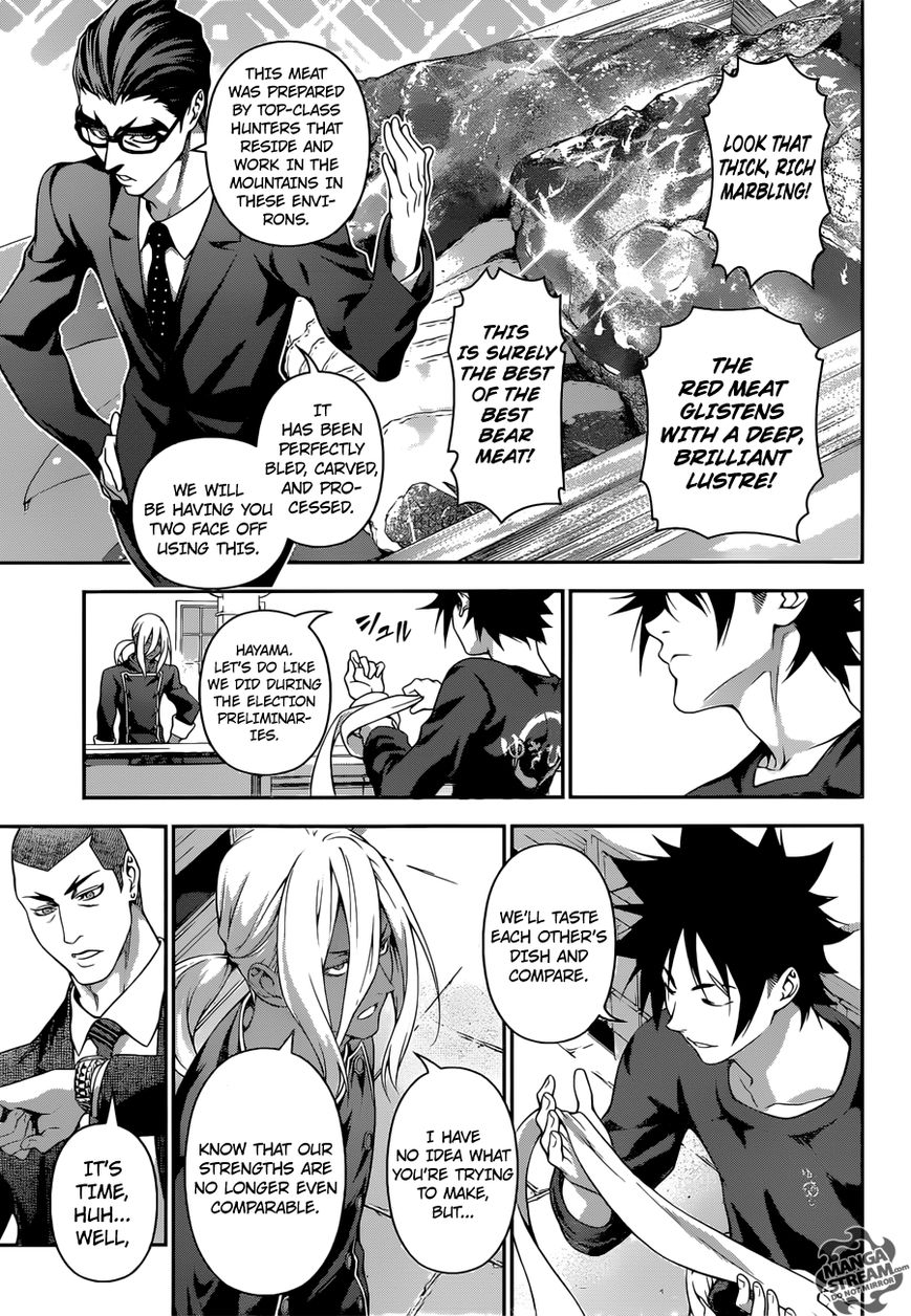 Shokugeki no Soma Chapter 185 page 13 - Chapter 185 : Rematch with a Rival