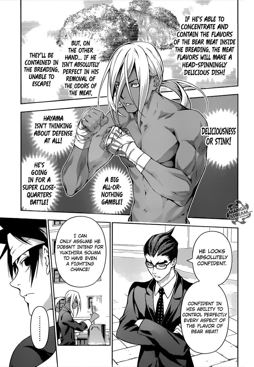 Shokugeki no Soma Chapter 185 page 17 - Chapter 185 : Rematch with a Rival