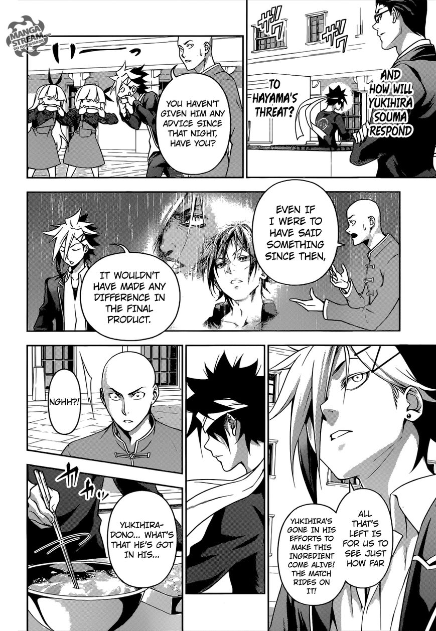 Shokugeki no Soma Chapter 185 page 18 - Chapter 185 : Rematch with a Rival