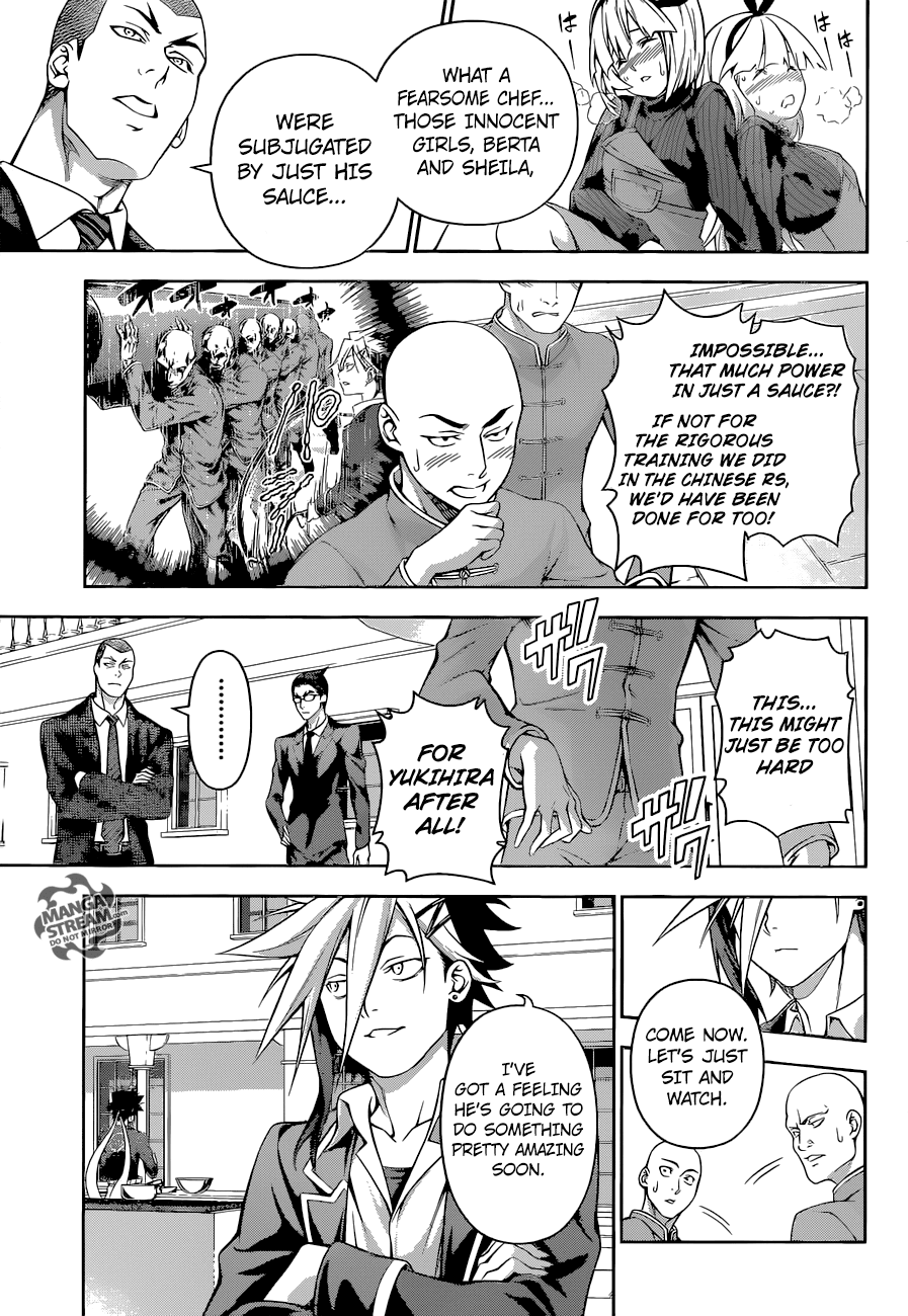 Shokugeki no Soma Chapter 186 page 13 - Chapter 186 : Walking the Tightrope of Deliciousness