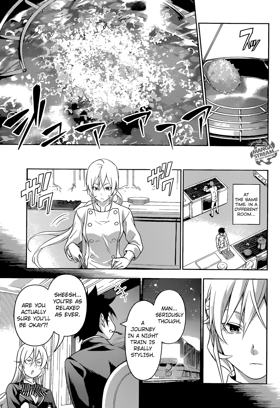 Shokugeki no Soma Chapter 186 page 15 - Chapter 186 : Walking the Tightrope of Deliciousness