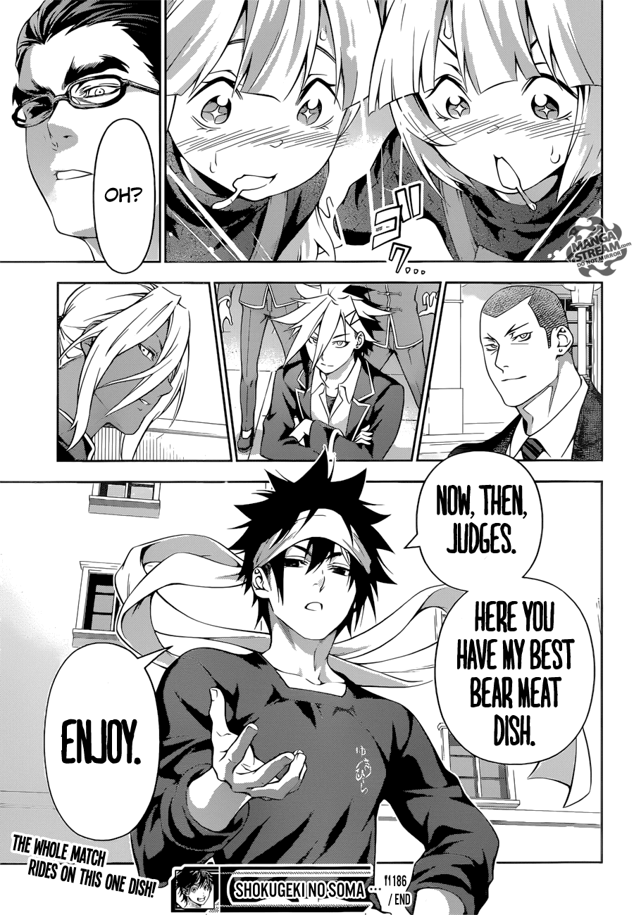 Shokugeki no Soma Chapter 186 page 21 - Chapter 186 : Walking the Tightrope of Deliciousness