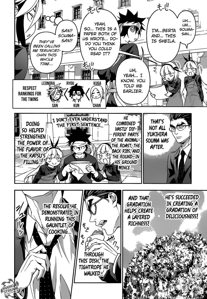 Shokugeki no Soma Chapter 187 page 15 - Chapter 187 : Burst Forth, Mincemeat Katsu!