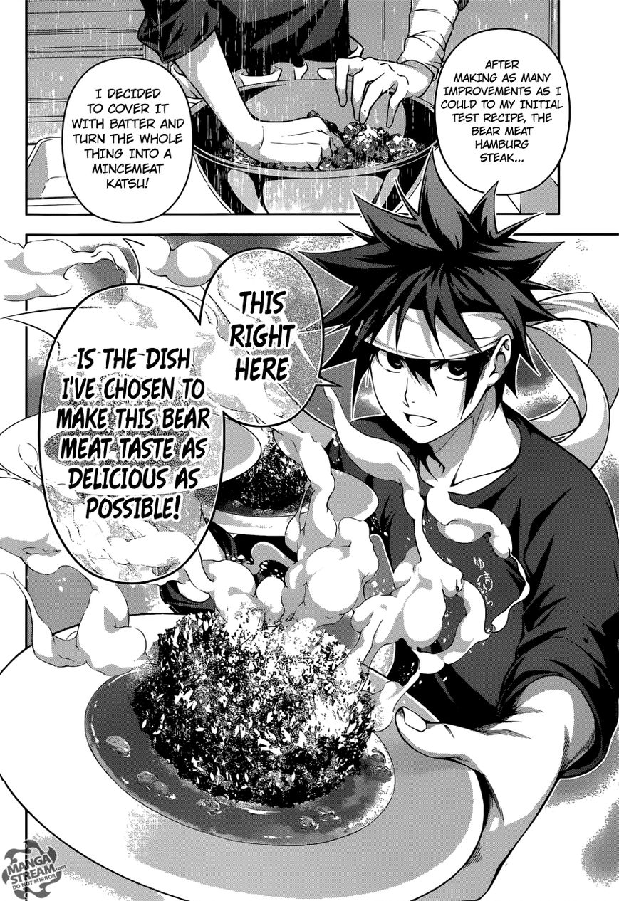 Shokugeki no Soma Chapter 187 page 4 - Chapter 187 : Burst Forth, Mincemeat Katsu!