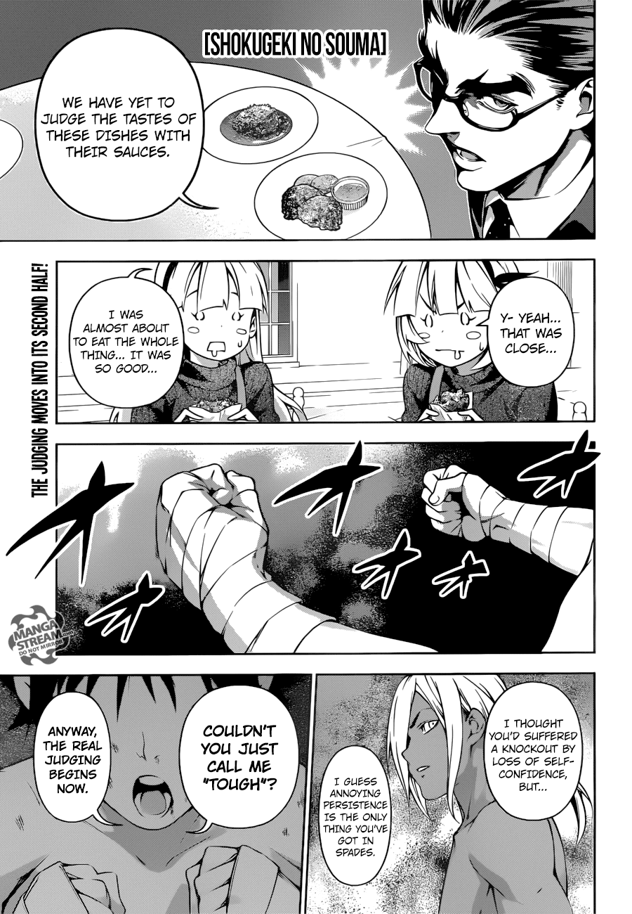 Shokugeki no Soma Chapter 189 page 1 - Chapter 189 : The Second Round