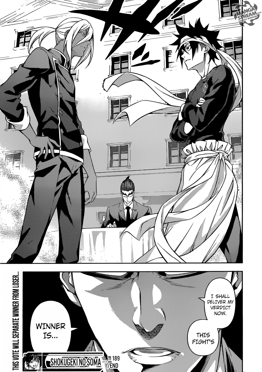 Shokugeki no Soma Chapter 189 page 18 - Chapter 189 : The Second Round