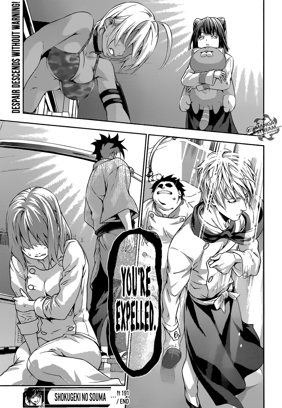 Shokugeki no Soma Chapter 191 page 20 - Chapter 191 : After the Heated Battle