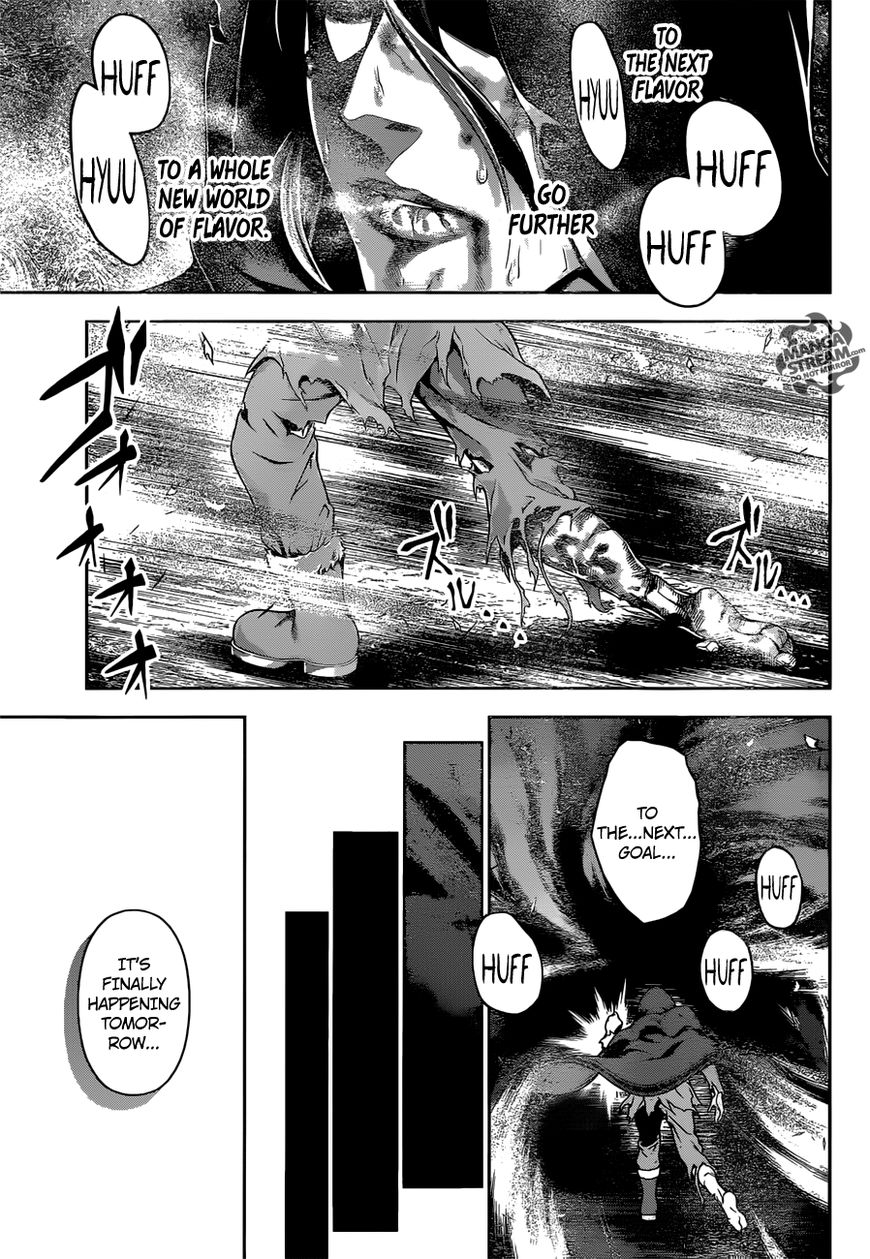Shokugeki no Soma Chapter 197 page 16 - Chapter 197 : He Who Is Covered In Scars