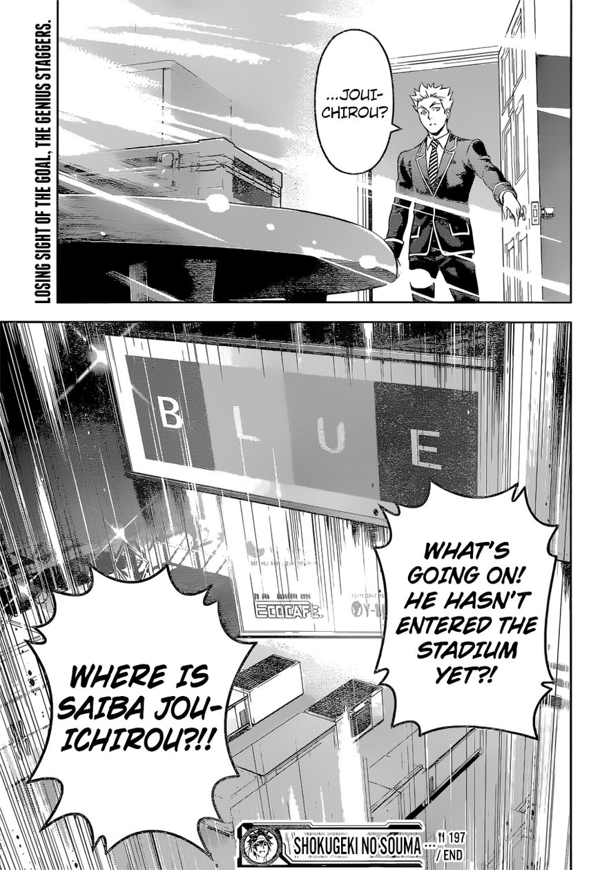 Shokugeki no Soma Chapter 197 page 20 - Chapter 197 : He Who Is Covered In Scars