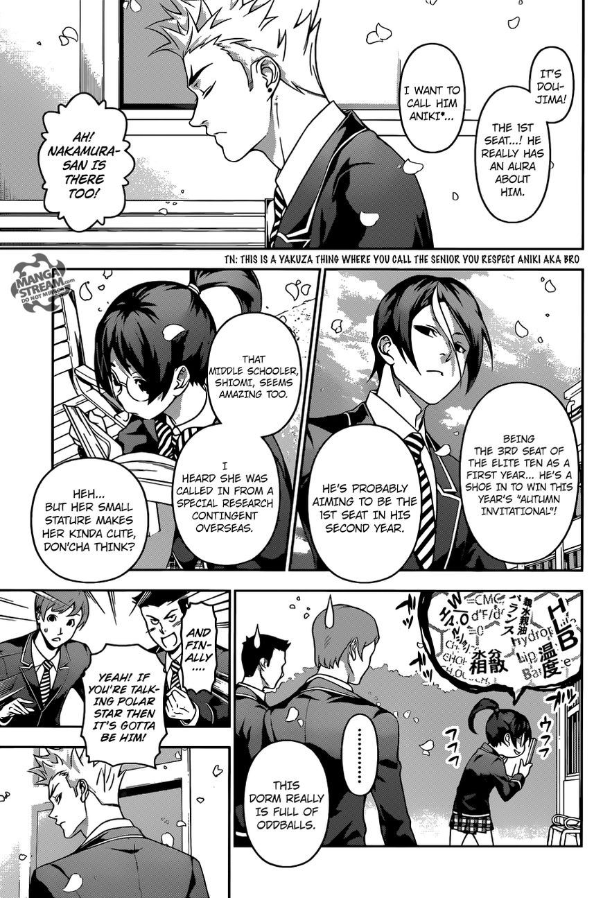 Shokugeki no Soma Chapter 197 page 4 - Chapter 197 : He Who Is Covered In Scars