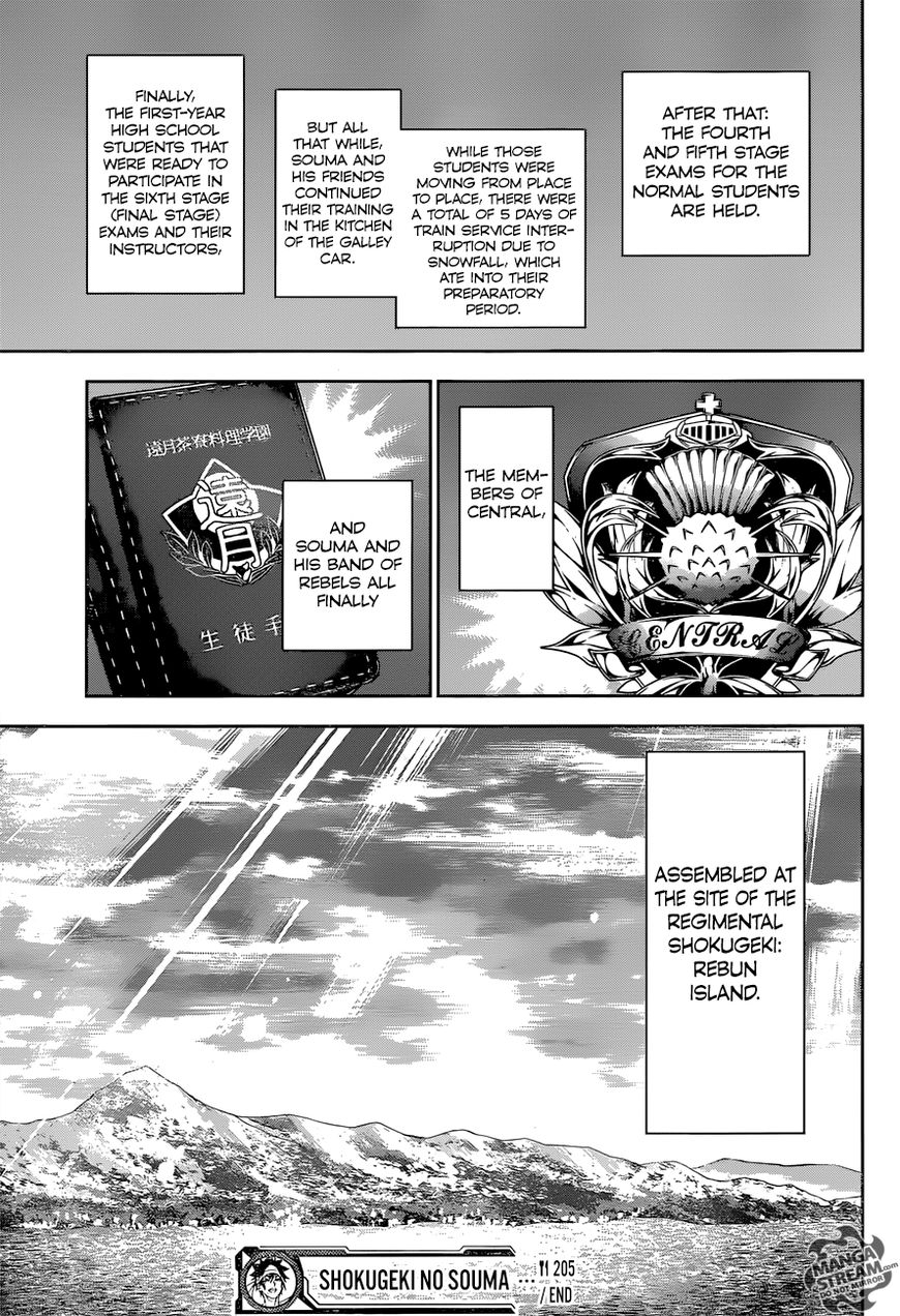 Shokugeki no Soma Chapter 205 page 19 - Chapter 205