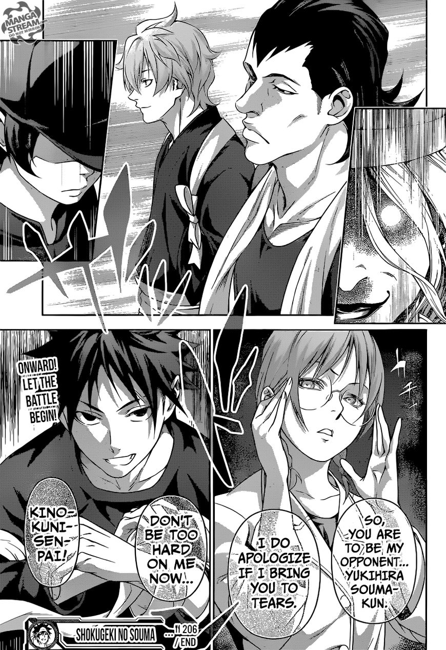 Shokugeki no Soma Chapter 206 page 19 - Chapter 206