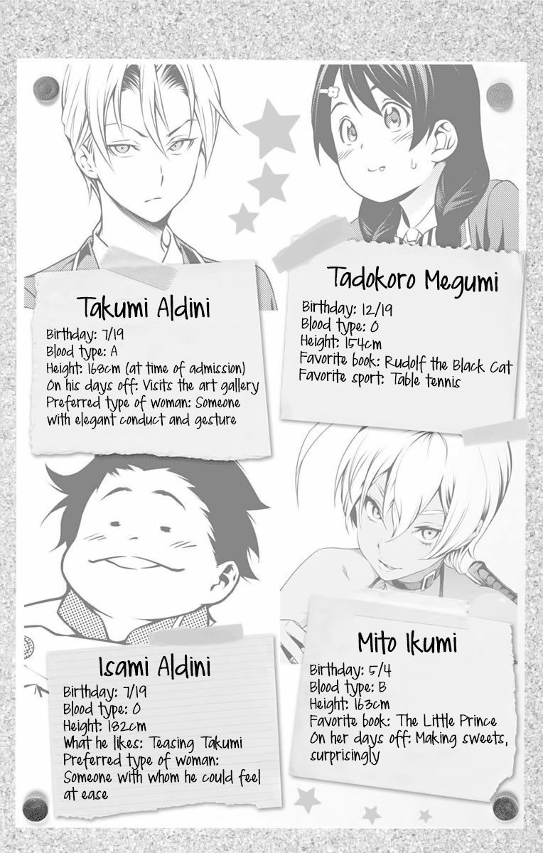 Shokugeki no Soma Chapter 207.1 page 16 - Chapter 207.1 : Vol. 23 Extras