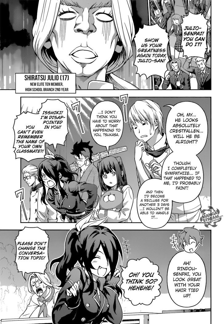 Shokugeki no Soma Chapter 209 page 8 - Chapter 209 : How the Drop-Outs Live