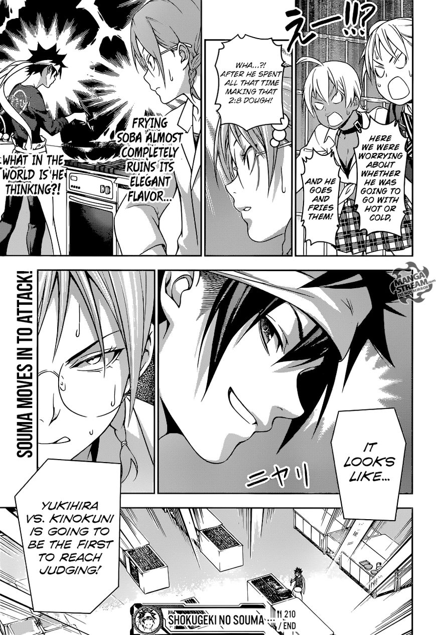Shokugeki no Soma Chapter 210 page 21 - Chapter 210 : The Rotten Bonds of East and West