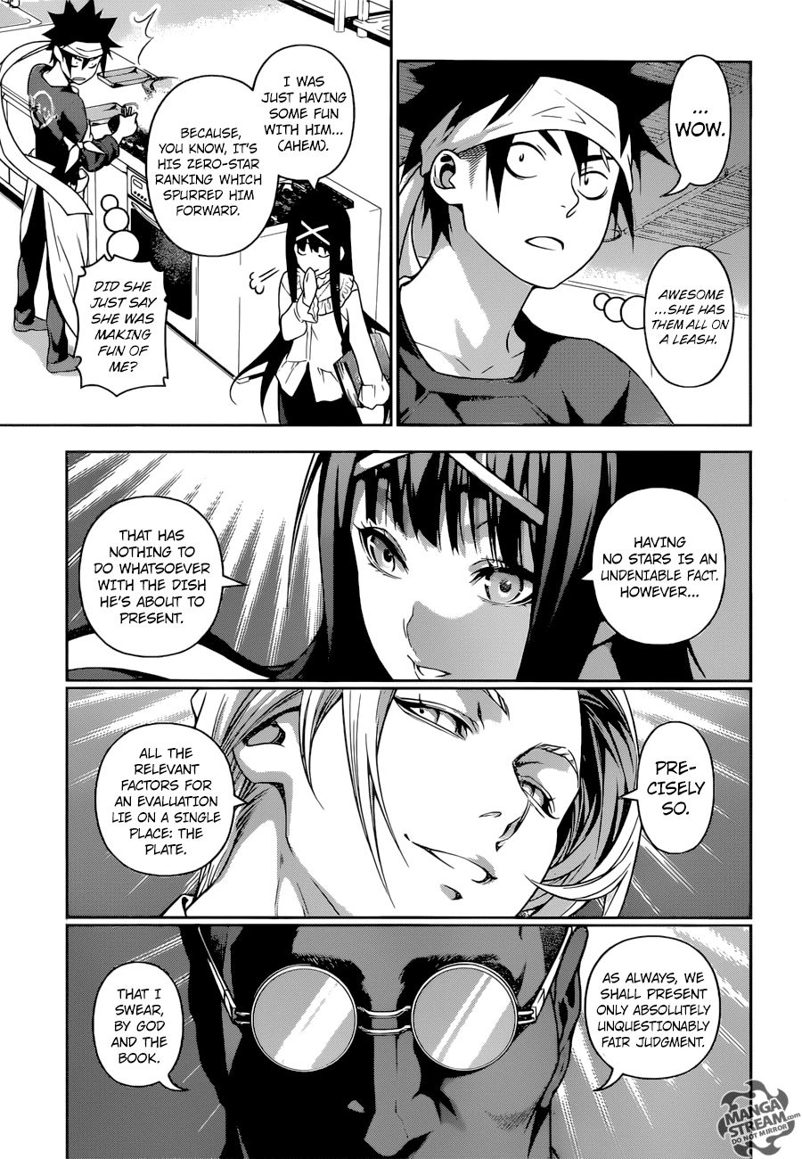 Shokugeki no Soma Chapter 211 page 15 - Chapter 211 : Absolutely Fair Judges