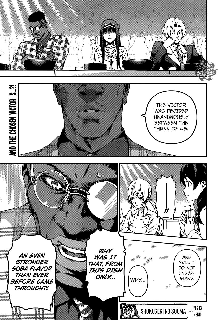 Shokugeki no Soma Chapter 213 page 19 - Chapter 213