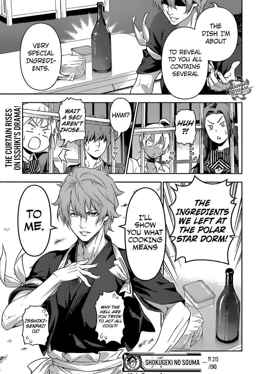 Shokugeki no Soma Chapter 215 page 19 - Chapter 215 : Thick Is Justice