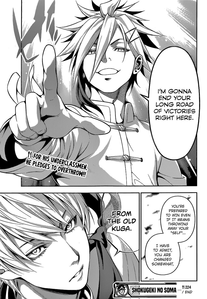 Shokugeki no Soma Chapter 224 page 19 - Chapter 224 : The Strobe Light Flashes