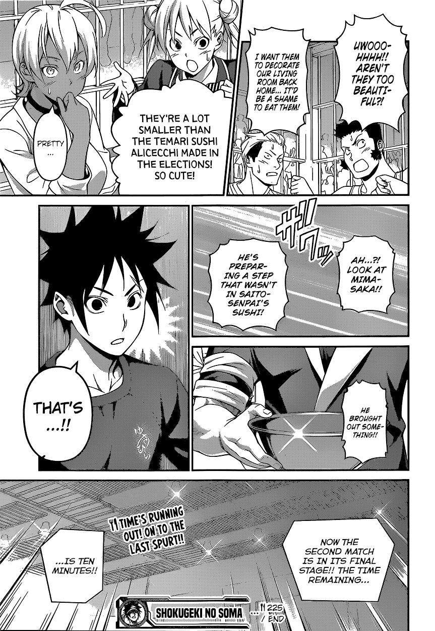 Shokugeki no Soma Chapter 225 page 22 - Chapter 225 : Steadfast Bushido