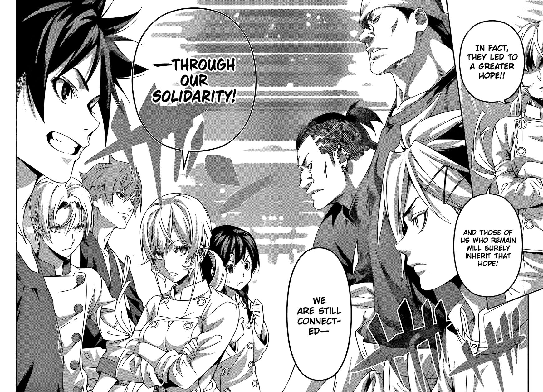 Shokugeki no Soma Chapter 228 page 14 - Chapter 228 : Solidarity of Hope