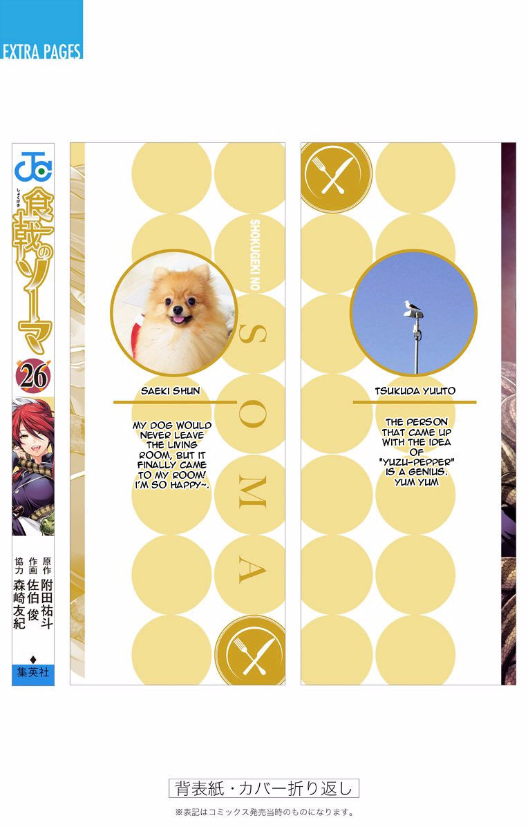 Shokugeki no Soma Chapter 229.1 page 17 - Chapter 229.1 : Vol. 26 Extras